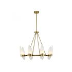 Savoy House Nouvel 1-5502-8-322 8-Lights 480W Warm Brass Chandelier