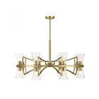Savoy House Bennington 1-9705-16-322 16-Lights 960W Warm Brass Chandelier