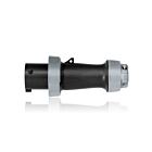 Leviton 5100P5WLEV 100 Amp Pin & Sleeve Plug-Black