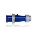 Leviton 5100P9WLEV 100 Amp Pin & Sleeve Plug-Blue