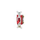 Leviton 1221-7PR Sp 20A 277V Red Ac Switch