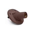 Leviton 17R24-SH 17 Series F 30-Degree Panel Receptacle Brown