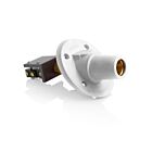 Leviton 17RSW-SW 17 Series F 30-Deg Pan Receptacle W/Switch White
