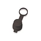 Leviton 28W-B Black Plug Cap