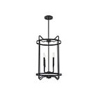 Savoy House Essentials Kent 3-4901-4-89 4-Lights 240W Matte Black Pendant