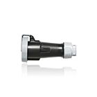 Leviton 430C5WLEV 30 Amp Pin & Sleeve Connector-Black