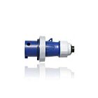 Leviton 430P9WLEVA 30 Amp Pin & Sleeve Plug Nsf-Blue