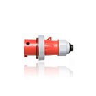 Leviton 530P7WLEVA 30 Amp Pin & Sleeve Plug Nsf-Red