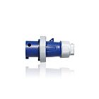 Leviton 330P6WLEV 30 Amp Pin & Sleeve Plug-Blue
