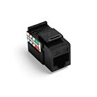 Leviton 5G108-RE5 Black Snap-In Jack