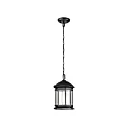 Nuvo Lighting Hopkins 60-6117 1-Light 100W Matte Black Outdoor Hanging Light