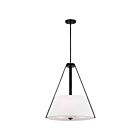 Nuvo Lighting 60-7696 Brewster 3-Lights Black Rod Pendant