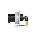 Leviton 460B5WLEV 60 Amp Pin & Sleeve Inlet-Black