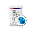 Leviton 61110-BL6 Blue Interface Bezel & Connector