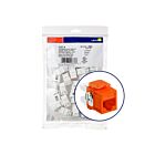 Leviton 61110-BO6 Orange Interface Bezel & Connector