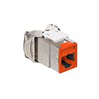 Leviton 6ASJK-RO6 Jack Ax1 C6A Shielded Orange
