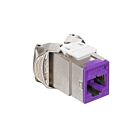 Leviton 6ASJK-RP6 Jack Ax1 C6A Shielded Purple