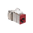 Leviton 6ASJK-RR6 Jack Ax1 C6A Shielded Red