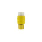 Leviton 79W33-C 20A 2P 3-Wire Inlet Connector