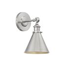 Savoy House Essentials Glenn 9-0901-1-SN 1-Light Satin Nickel Wall Sconce
