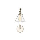 Savoy House Essentials Drake 9-9131CP-1-109 1-Light Polished Nickel Wall Sconce