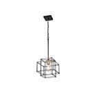 Artcraft Artisan AC11731BK Black and Brushed Brass Pendant