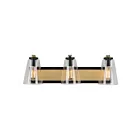 Artcraft AC11793BB Treviso 3-Lights 300W Black Bath Light