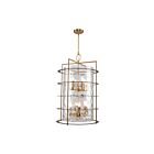 Artcraft Burford AC11812BB 12-Lights 480 Watt Brushed Brass Chain Chandelier