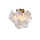 Artcraft AC11993WH Globo 160W White Semi Flush Mount
