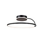 Artcraft AC6631BK Halo 25W Black Semi Flush Mount