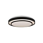 Artcraft AC7403BK Aziza 45W Black Semi Flush Mount