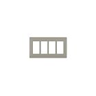 Leviton REWP4-WS 4G Polymer Snap-On Wallplate