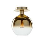 Artcraft Morning Mist SC13280GD 1 Light Gold 100W Flush Mount