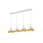 Artcraft Dash SC13354WH 4-Lights 100W White Island Pendant