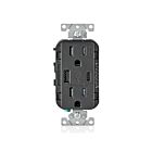 Leviton T5633-E 15A Tamper-Resistant Receptacle Usb Charger