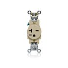 Leviton W5461-I 20A-250V Weather Resistant Single Outlet Back/Side Wire