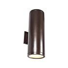 Access Lighting Sandpiper 20036LEDMG-BRZ-FST Bronze 15W Dual Voltage Bi-Directional Outdoor LED Wall Mount
