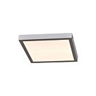 Access Lighting Ulko 20076LEDD-SILV-ACR Silver 20W Outdoor LED Flush Mount