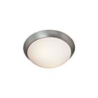 Access Lighting Cobalt 20624-BS-OPL Brushed Steel 2 Lights 120W 11.25" Ceiling Light