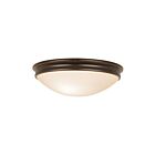 Access Lighting 20724LEDDLP-ORB-OPL Atom 10W Oil Rubbed Bronze Flush Mount