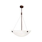 Access Lighting Noya 23072LEDDLP-BRZ-WHT Bronze 10W Pendant
