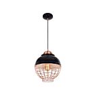 Access Lighting Dive 24881-SBL-CP Shiny Black 5W LED Pendant
