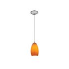 Access Lighting Champagne 28012-1C-BS-MYA Brushed Steel 100W Pendant