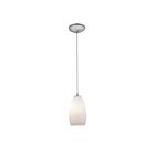 Access Lighting Champagne 28012-1C-BS-OPL Brushed Steel 100W Pendant