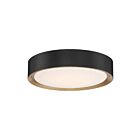 Access Lighting Malaga 49970LEDD-MBL-ACR Matte Black 24W LED Flush Mount