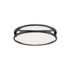 Access Lighting Lucia 49992LEDD-BL-ACR Black 40W LED Flush Mount
