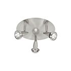 Access Lighting Mirage 52221-BS 3 Lights Brushed Steel 150W Adjustable Flush Mount