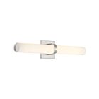 Access Lighting 62522LEDD-BS-OPL Escape 40W Brushed Steel LED Vanity Light