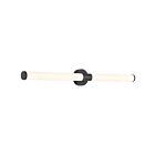 Access Lighting Retreat 62537LEDDCS-MBL-OPL Matte Black 30W LED Vanity