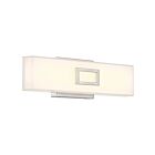 Access Lighting 62611LEDD-BS-OPL Restore 20W Brushed Steel LED Vanity Light